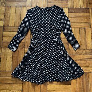 Topshop polka dot dress
